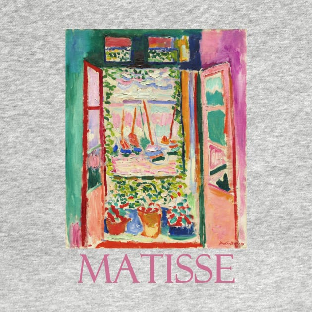 The Open Window by Henri Matisse by Naves